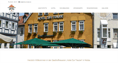Desktop Screenshot of hotel-zur-traube.de